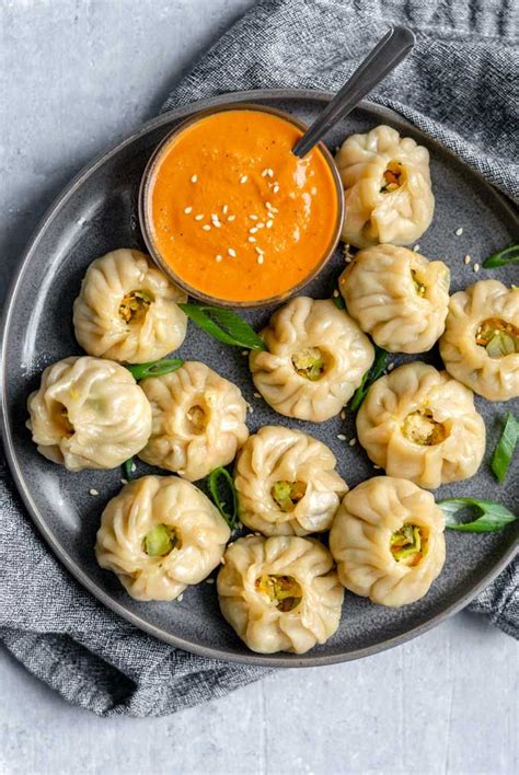 Tibetan Vegetable Momos With Spicy Sesame Tomato Chutney Recipe