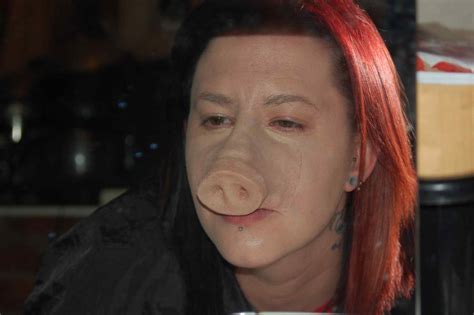 Pig Nose Prosthetic By Hobbyfx On Deviantart