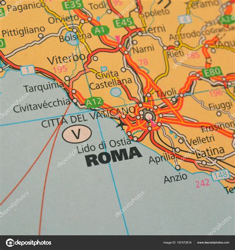 Mapa De Roma Italia