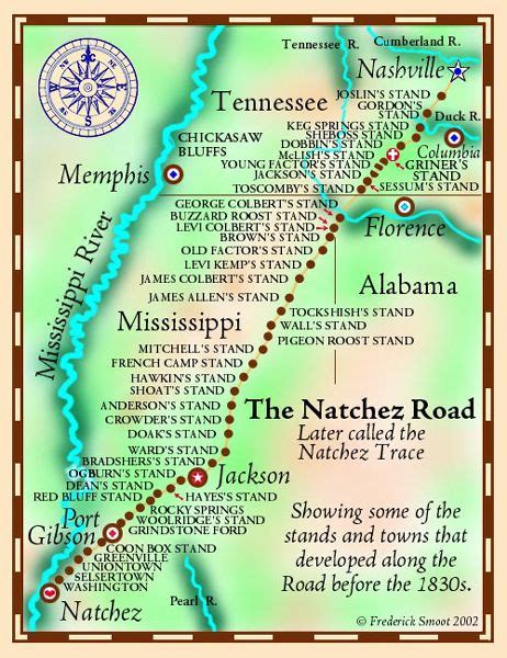 Natchez Trace Traveled For Thousands Of Years Legends Of America