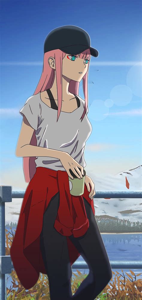 1080x2280 Zero Two Darling In The Franxx Fanart One Plus 6huawei P20