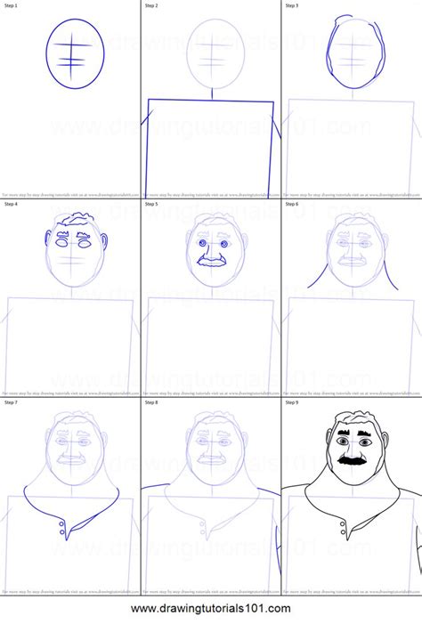 Step By Step Instructions To Draw Cartoon Faces