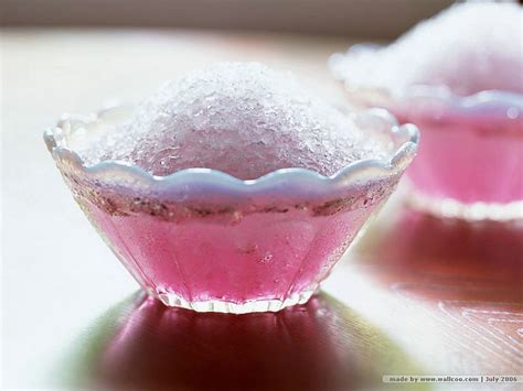 Strawberry Shaved Ice Photo Close Up