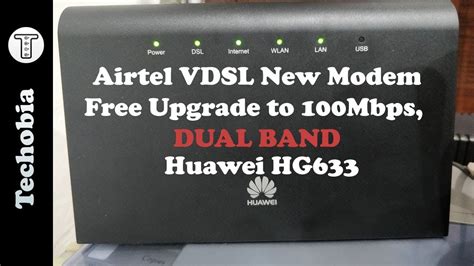 Airtel VDSL Update New Modem Huawei HG633 Dual Band Now Get Free