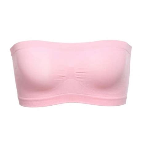 Cheap Womens Tube Top Strapless Bandeau Bra Underwear Women Bralette Seamless Strapless Tops