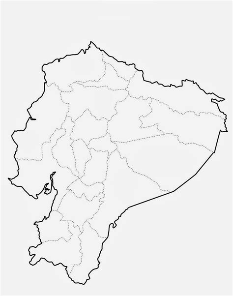 Mapa Del Ecuador Con Nombres Provincias Y Capitales Para Descargar E Imprimir