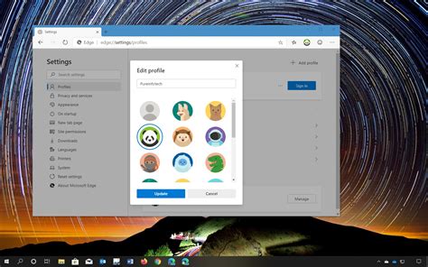 How To Change Profile Picture On Microsoft Edge Pureinfotech
