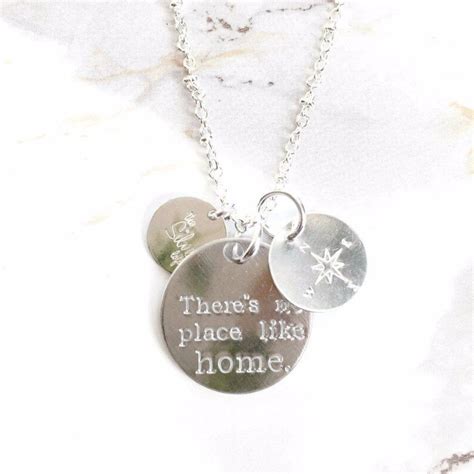 As a mom myself, i always enjoy when my kids make me a homemade gift that is fun and unique. There's No Place Like Home Necklace or Bangle Mother's Day ...