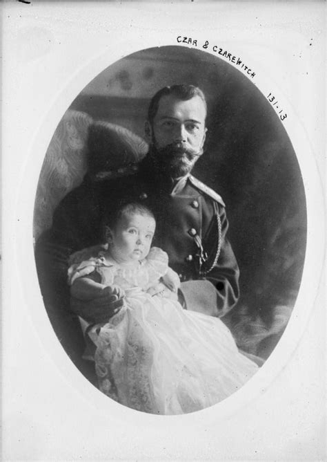 Tsar Nicholas Ii Of Russia And His Son And Heir The Tsarevich Alexei