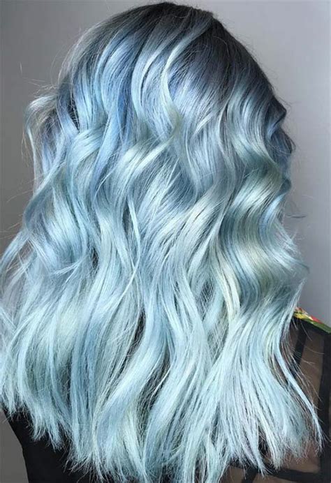 65 iridescent blue hair color shades and blue hair dye tips glowsly royal blue hair dyed hair