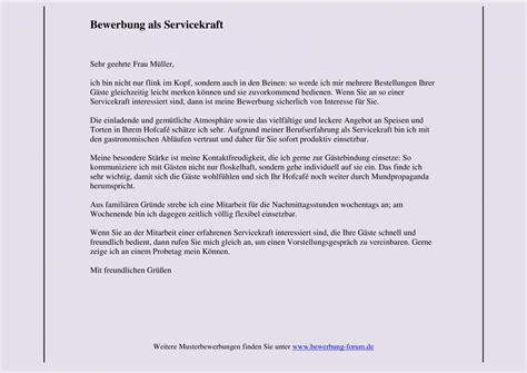 Die bewerbung komplett und gratis mit vorgeschriebenem lebenslauf und zusätzlichem deckblatt. Servicekraft Musterbewerbung für Job während Elternzeit - Bewerbungsforum