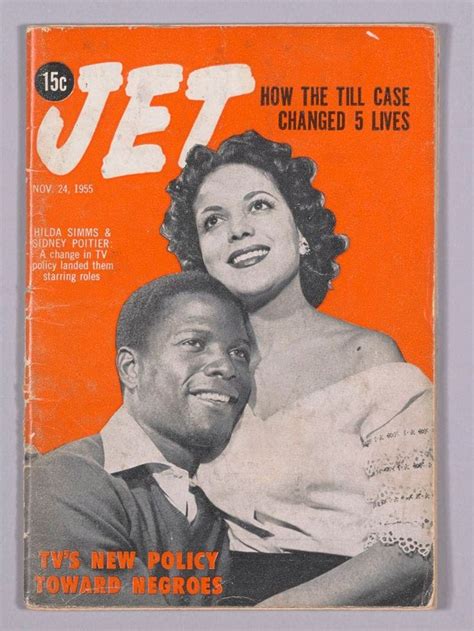 The Cover Of Jet Magazine With An Image Of A Man And Woman