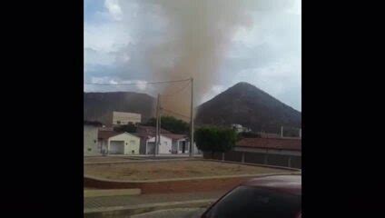 Vídeo mostra mini tornado em município do interior do RN Rio Grande do Norte G