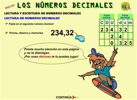 Lectura Y Escritura De Decimales Ejemplos Y Ejercicios Resueltos