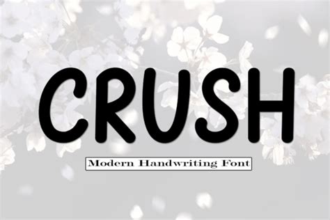 Crush Font By Rr Studio · Creative Fabrica
