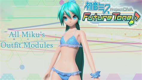 Hatsune Miku Project Diva Future Tone All Miku Outfit Modules English Full P Hd