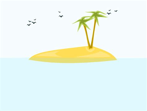 Tropical Island Clip Art At Vector Clip Art Online Royalty