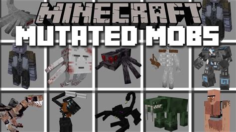 Minecraft Mutated Mobs Mod Survive The Giant Mobs Apocalypse Minecraft Youtube