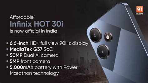 Infinix Hot 30i Launched In India Price Specifications Availability