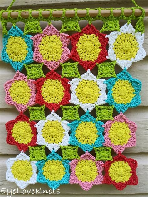 This llama guarantees no drama! Lily's Floral Wall Hanging - Free Crochet Pattern
