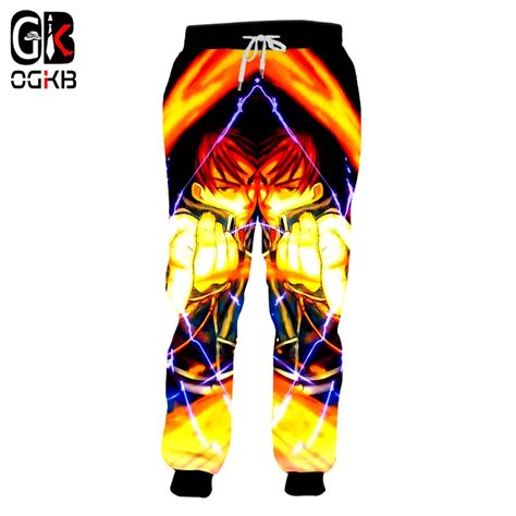 Ogkb Mens 3d Sweatpants Print Full Metal Alchemist Sweats Pants Man