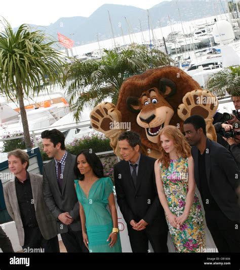 Jessica Chastain David Schwimmer And Ben Stiller Madagascar 3 Hi Res