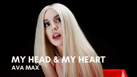Ava Max My Head And My Heart Lyrics Youtube