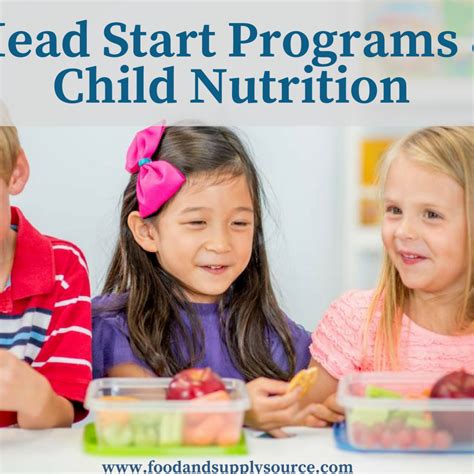 I like working for headstart, because it is the first start for the children in helping them meet their goals in learning their color s. The Importance Child Nutrition Plays in Head Start ...