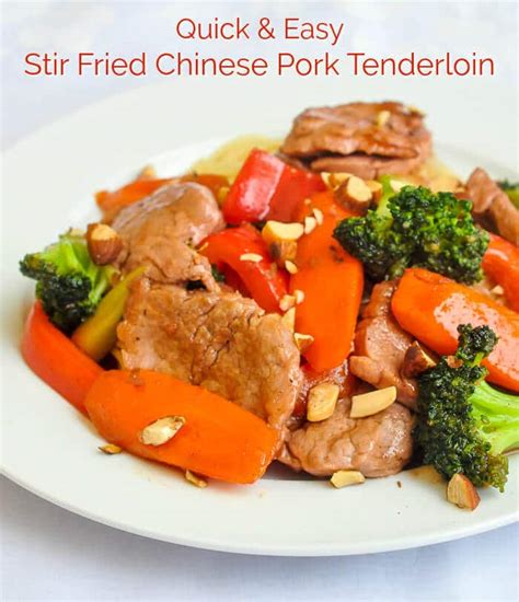 For loin, try this slow cooker honey butter pork loin recipe. Stir Fried Chinese Pork Tenderloin - a great quick & easy ...