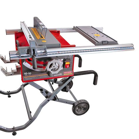 This saw is perfect for on and off the. Craftsman 15 amp 10" Portable Table Saw 21829