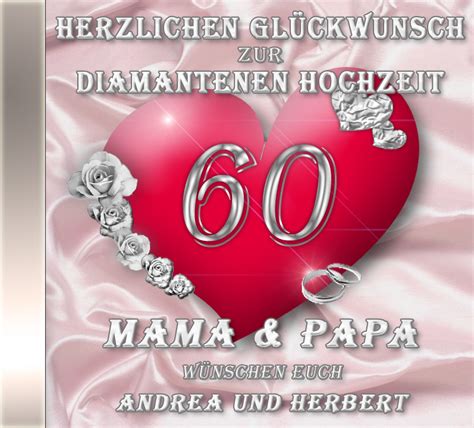 Grußkarte, glückwunschkarte diamantene hochzeit aus der manufaktur karla. Diamantene Hochzeit Glückwunschkarte Text