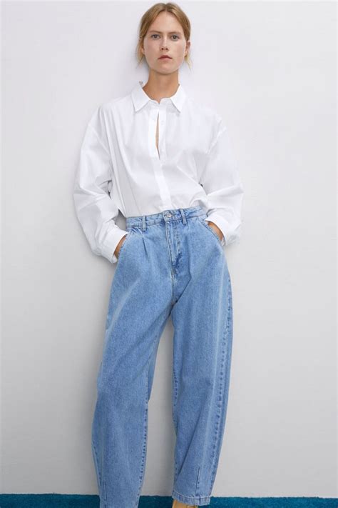 Slouchy Z1975 Jeans With Darts Slouchy Jeans Woman Zara United States Slouchy Jeans