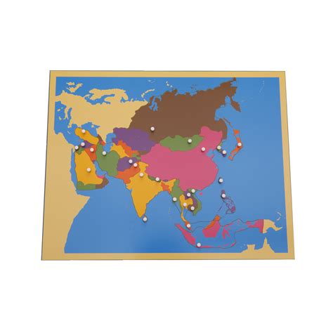 Puzzle Map Asia Agaworld Montessori