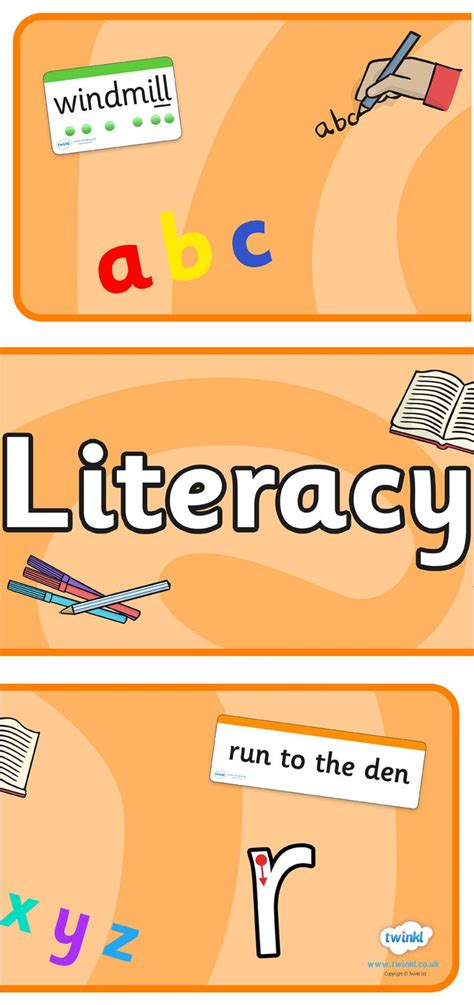 Twinkl Resources Literacy Sign Classroom Printables For Pre