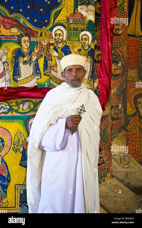 Ethiopian Orthodox Christianity Colourful Old Wall Paintings At