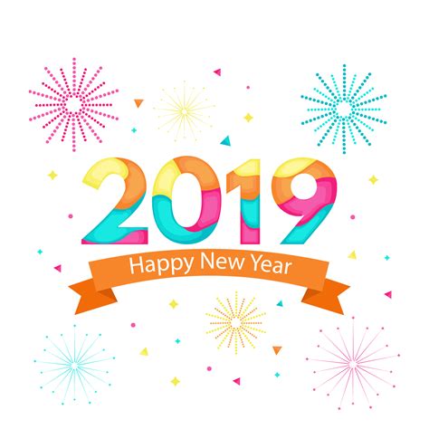 Summer 2019 Happy New Year Free Png Transparent Background 1371x1371px