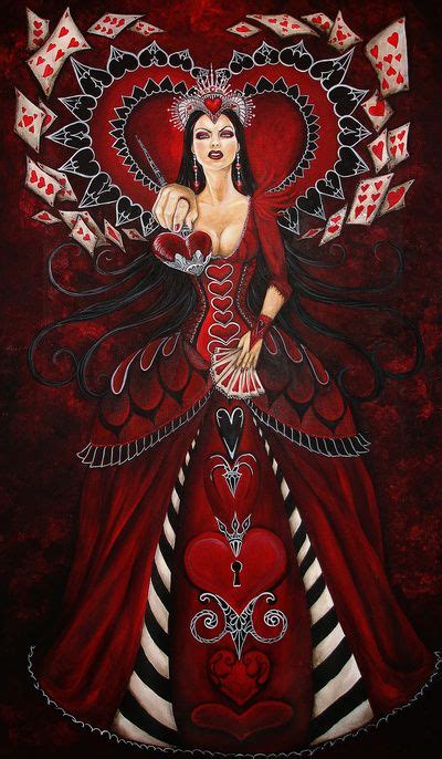 Queen Of Hearts Captured Hearts Pinterest Queens Fairytale Art