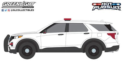 Pre Order 164 Hot Pursuit 2022 Ford Police Interceptor Utility White Hobby Exclusive