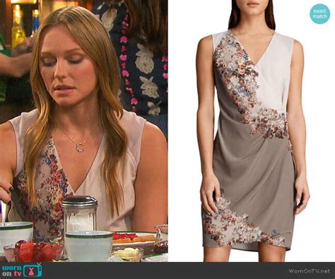 Wornontv Abigails Floral Panel Sleeveless Dress On Days Of Our Lives Kate Mansi Clothes