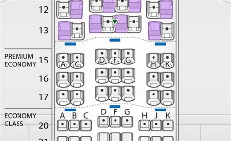Seat Map Of Boeing 787 9 Seat Map In Flight Travel Information Ana