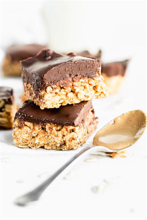 Melt butter and brown sugar in large saucepan over medium heat, until the butter has melted and the sugar has dissolved. No Bake Chocolate Coated Oat Bars in 2020 | Oat bars, Oat ...