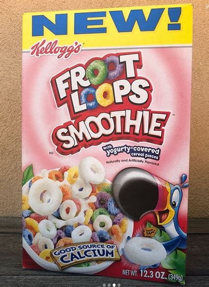 Froot Loops Smoothie 2007 Box Weird Food Cereal Flavors Junk Food