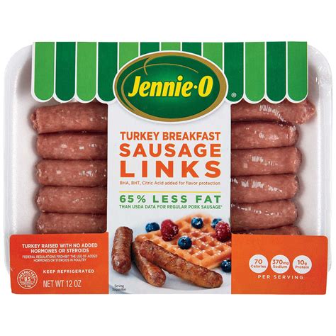 Jennie O Lean Turkey Breakfast Sausage Links Shop Sausage At H E B