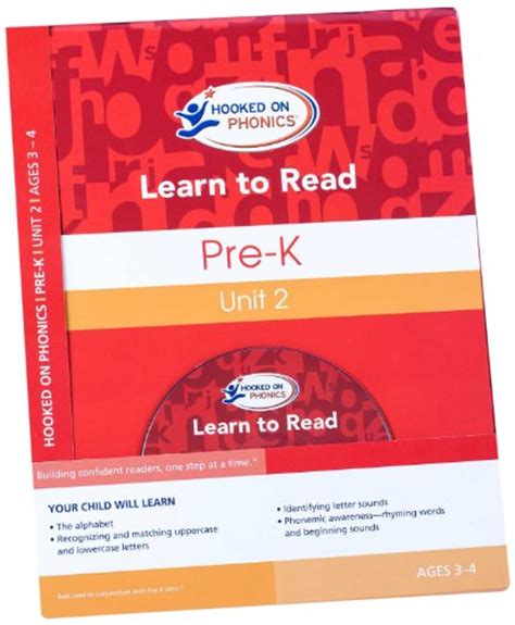 Hooked On Phonics Learn To Read Kindergarten Unit 1 Csm Dvd Pa Anglais