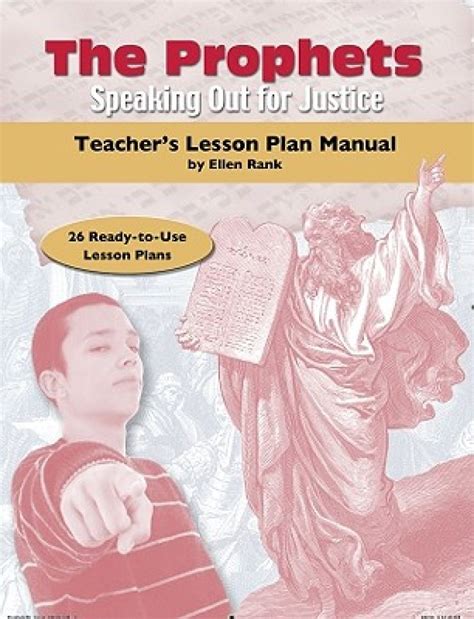 The Prophets Teachers Lesson Plan Manual Free Delivery At Uk