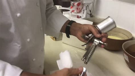How To Clean Chocolate Spray Gun Youtube