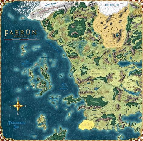 Forgotten Realms The Sword Coast By Stratomunchkin On Deviantart
