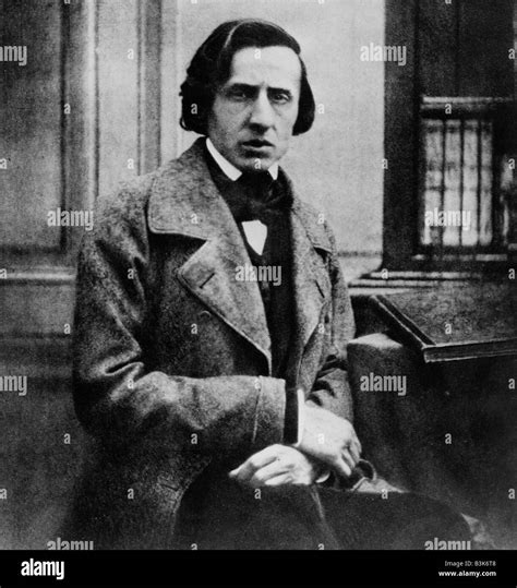 Frederick Chopin 1810 1849 Polish Composer Photographed In 1849 Stock