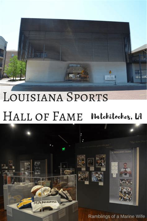 Louisiana Sports Hall Of Fame Sport Hall Hall Of Fame Louisiana