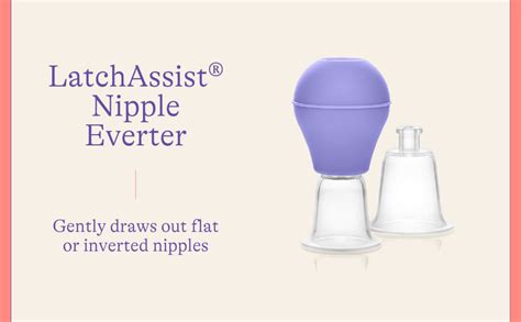 Lansinoh LatchAssist Nipple Everter 1 Count 2 Flange Sizes To Draw